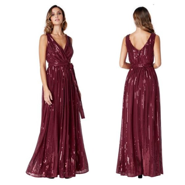 Burgundy Prom Dress Etsy UK