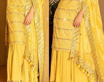 designer suits for haldi function