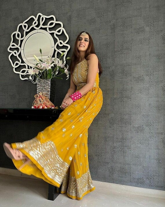 Bollywood Style Wedding Jumpsuit Fancy 