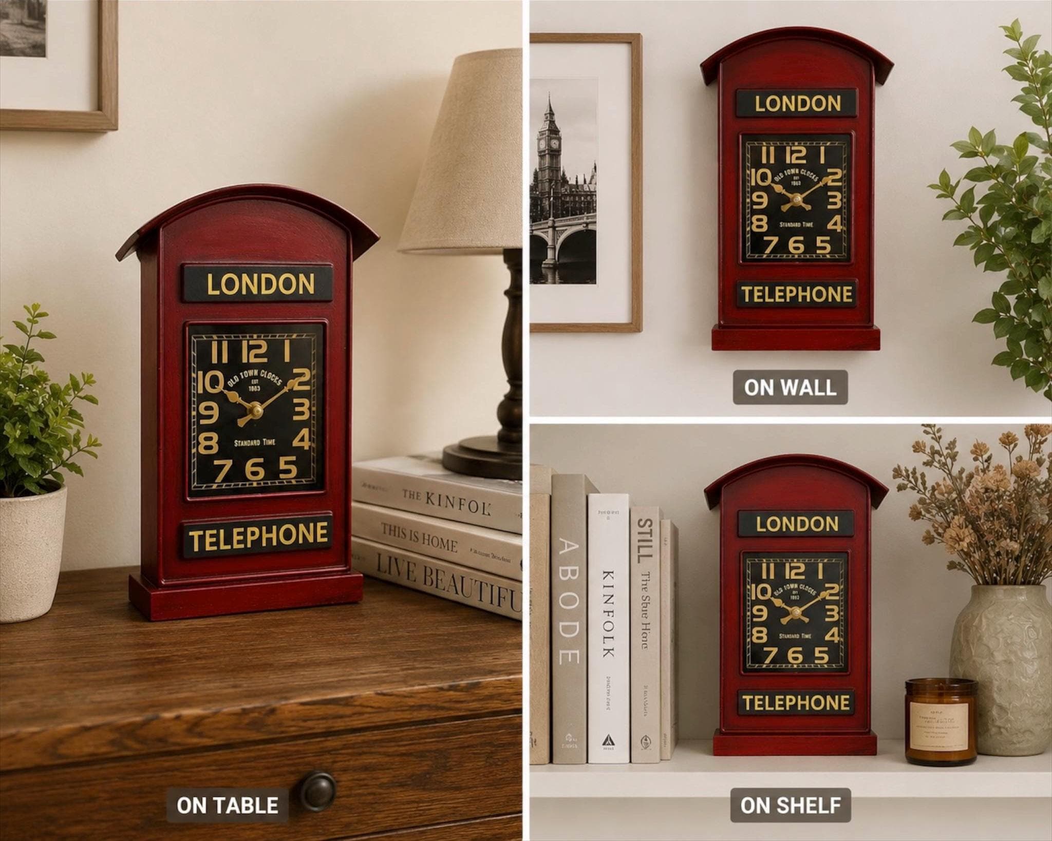 Vintage Clock Box - Etsy