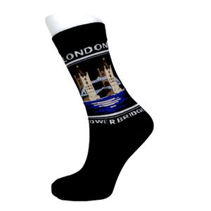 London Tower Bridge Vadstrumpor, Roliga Unisex Strumpor