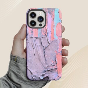 Colorful Abstract Painting Phone Case, Bold and Textured Artistic Design Phone Case, Colorful Phone Case, iPhone Abstract Case