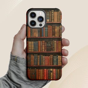 Dark Academia Phone Case, Bookish Phone Case, Book Phone Case, Book Lover Gift, Perfect for Book Lovers, iPhone & Samsung Case