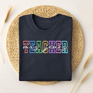 Custom Teacher Shirt, Personalized Teacher&#39;s Day Shirt, Teacher Gifts, Personalized School Shirt, Back To School Shirt, Shirt For Teacher