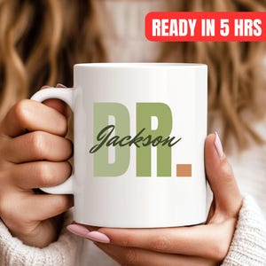Personalized Doctor Coffee Mug, Future Doctor Gift, Doctor Coffee Cup, Doctor Graduation Gift, Custom Doctor Coffee Mug,Custom Dr Coffee Mug