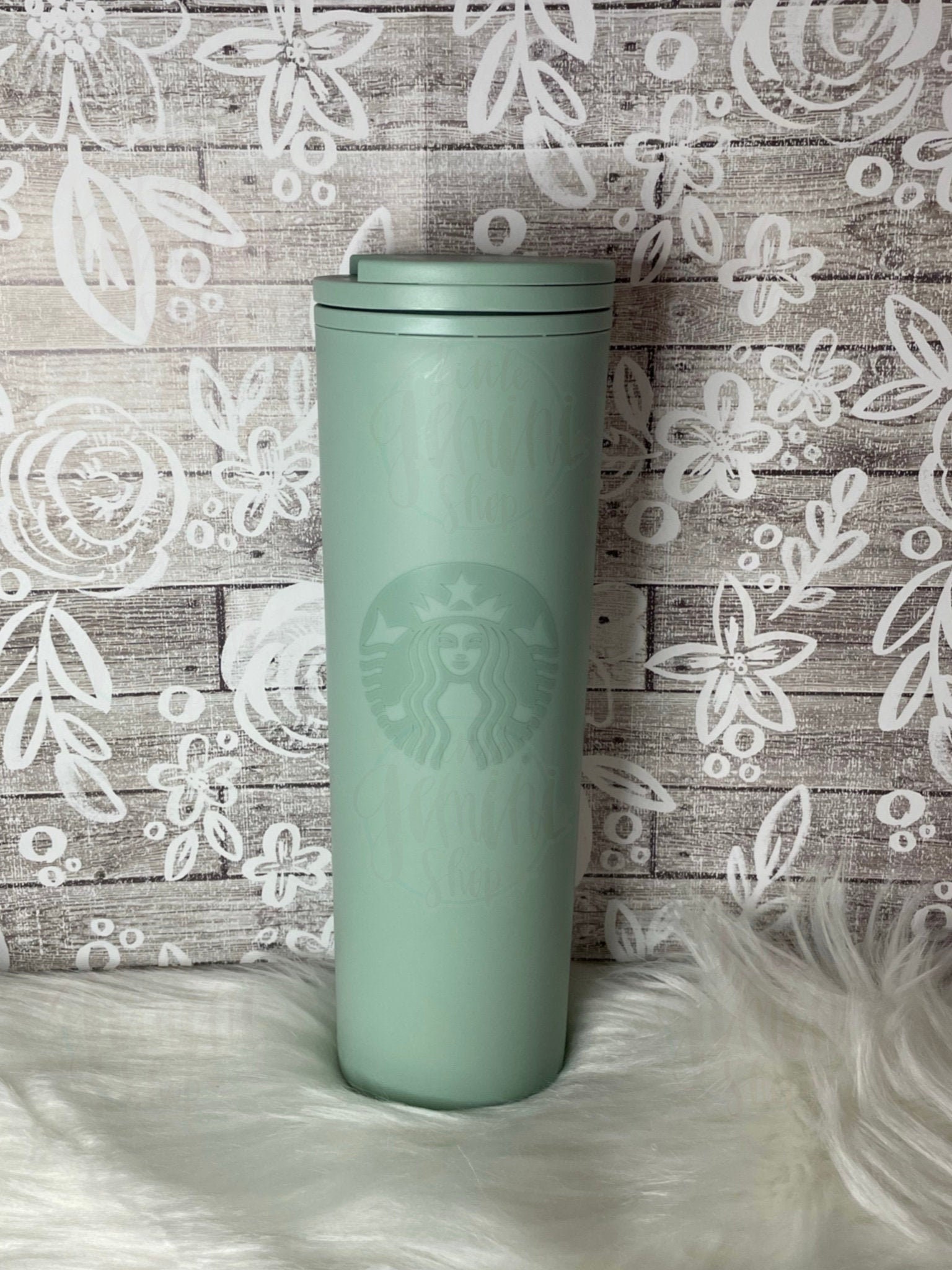 16 oz STARBUCKS Mint Recycled Plastic Tumbler Customize Etsy