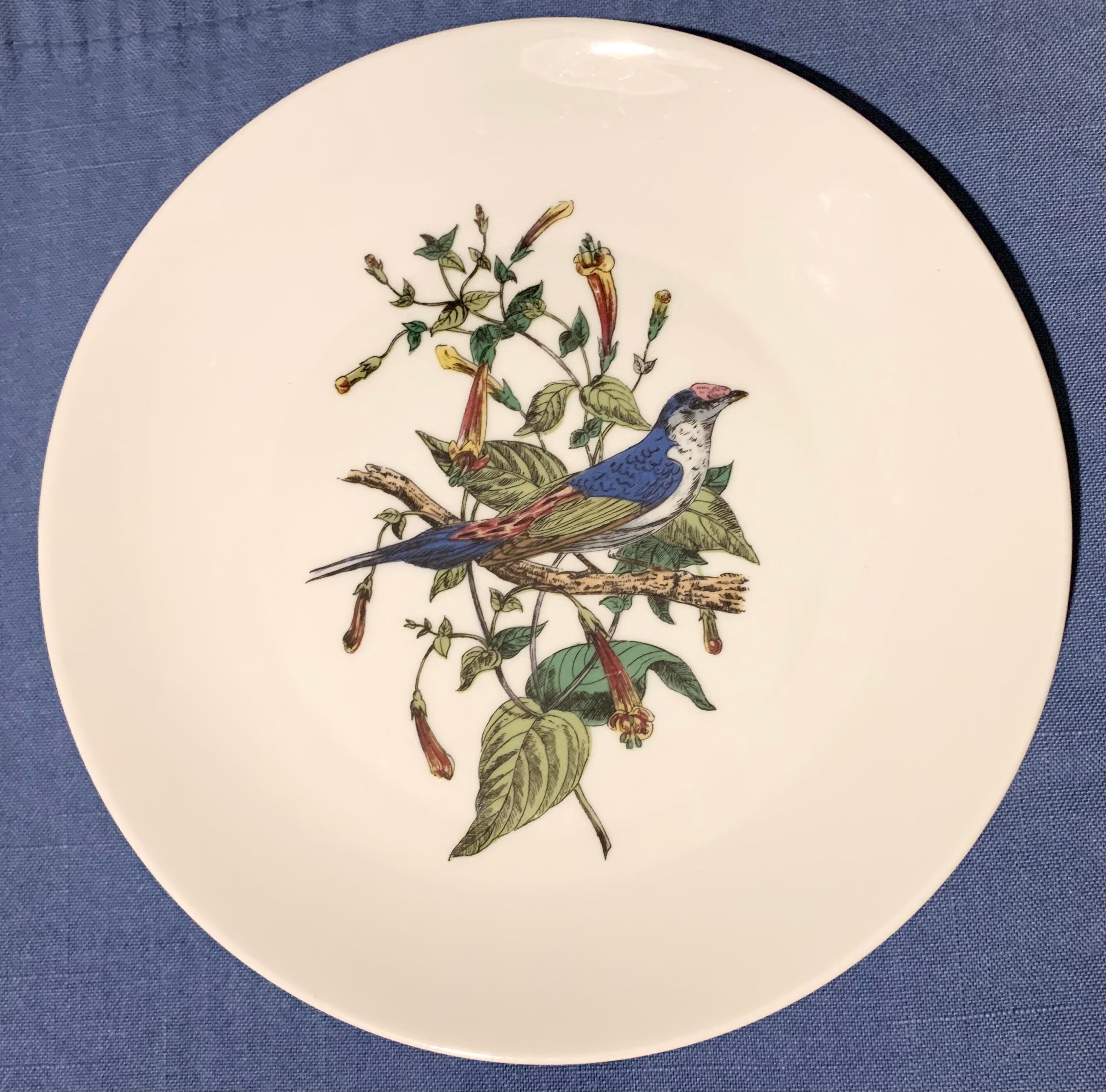 GDA Limoges bread/appetizer bird plates Etsy