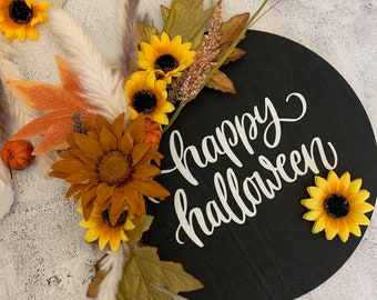Halloween Decoraties | Happy Halloween Deurhanger | Deurhanger | Hangende decoratie | Glow In The Dark