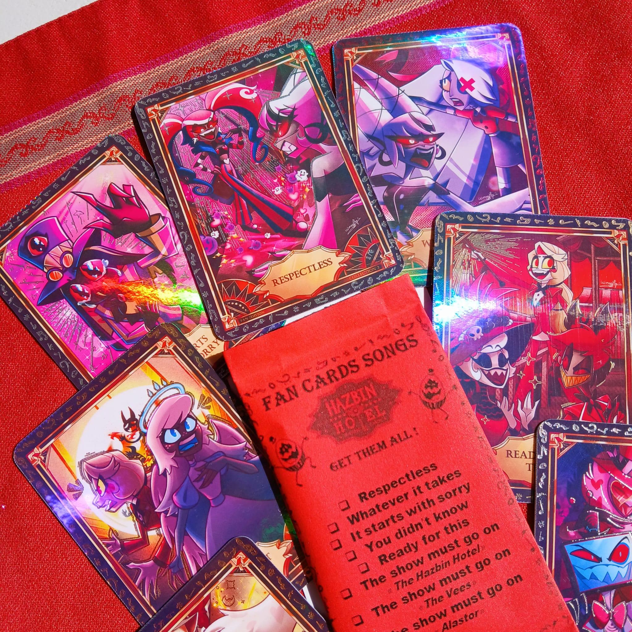 Hazbin Hotel Fan Cards Songs Mystery Bag/booster - Collection 2 - Etsy