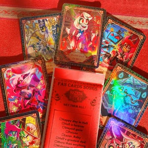 Hazbin Hotel fan cards songs mystery bag/booster - collection 1