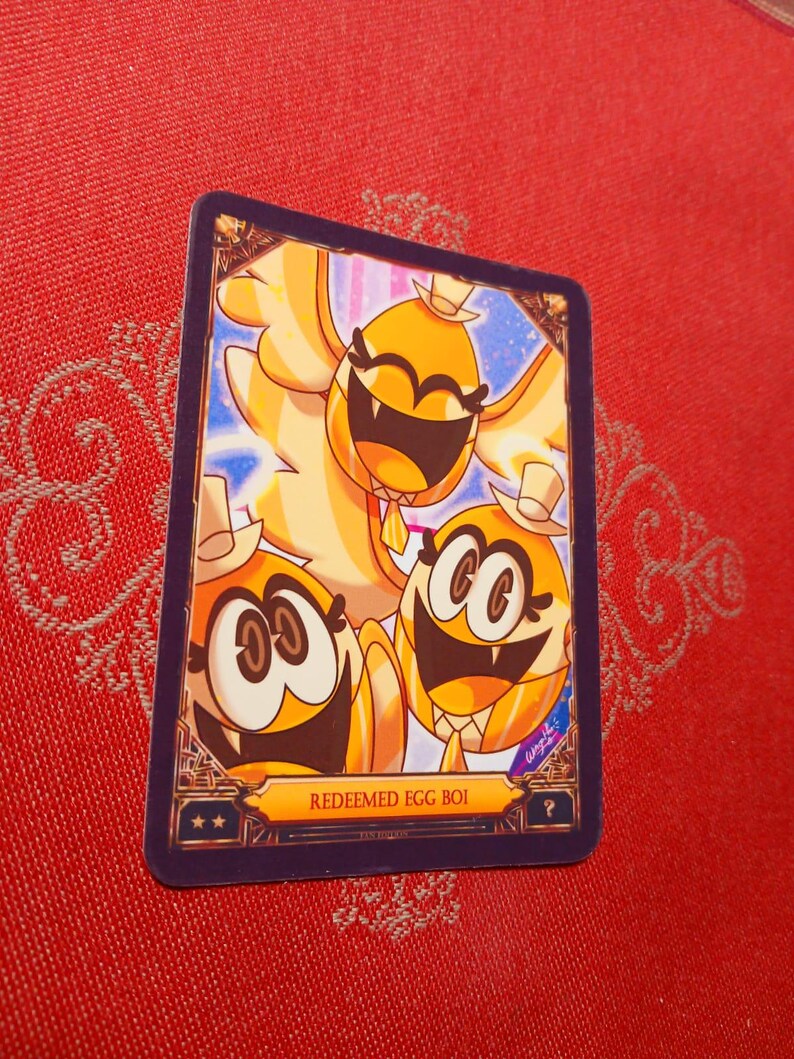 Hazbin Hotel Fan Card "redeemed Egg Boi" - Season 2 - Etsy