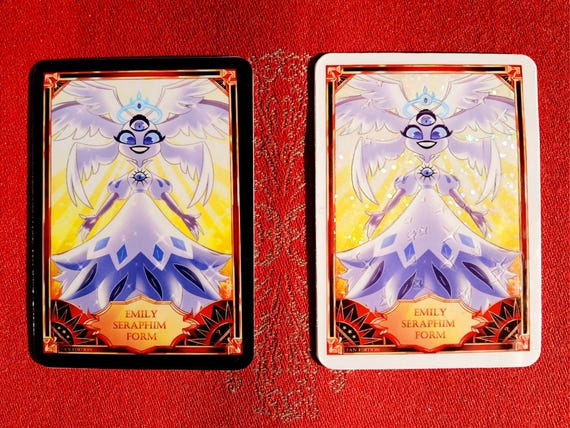 Hazbin Hotel ハズビンホテル アダム セラ エミリー ハズビンホテル ブライトファンカード「エミリー・セラフィム