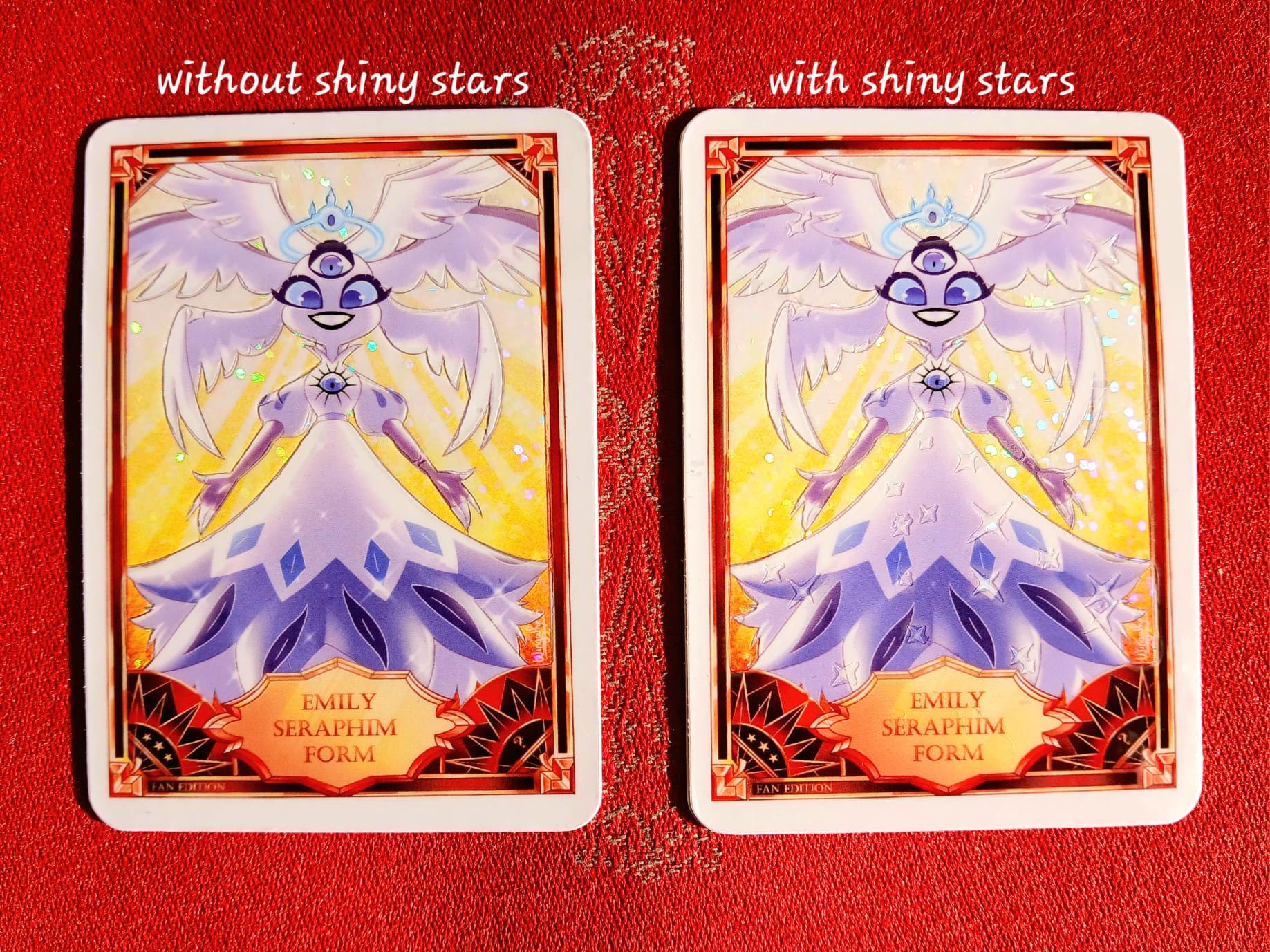 Hazbin Hotel Bright Fan Card 