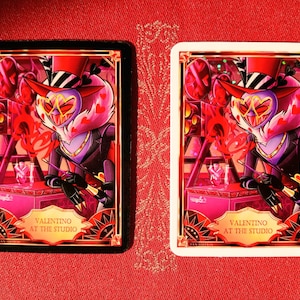 Hazbin Hotel Fan Card "Valentino at the studio"