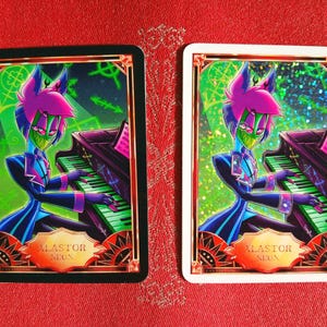 Hazbin Hotel  Fan Card "Alastor Neon" LAST CHANCE