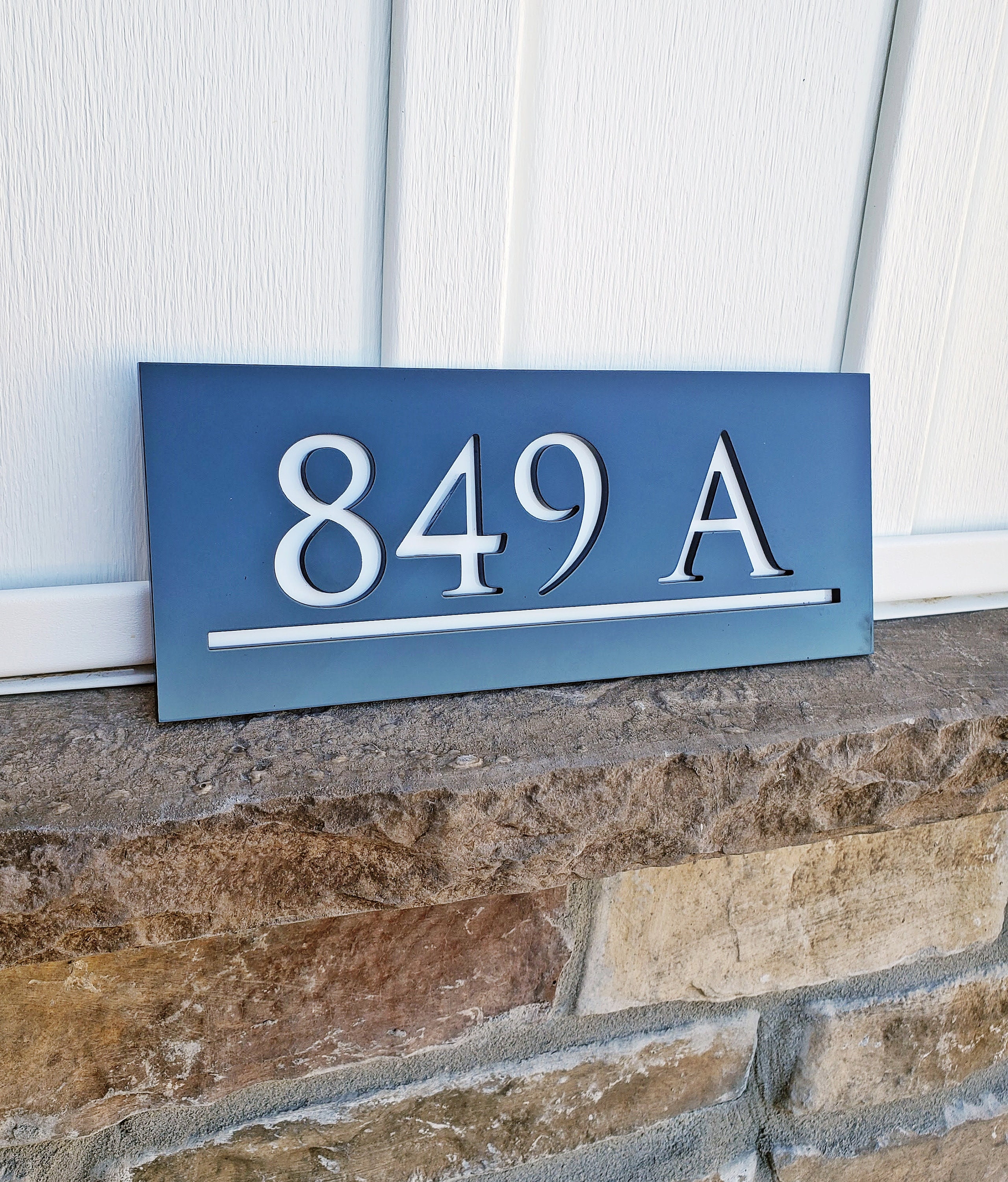 Personalized Custom Acrylic Address Sign Custom Address Sign Etsy