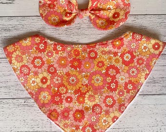 Handmade Bib for Babies: Bandanna Dribble Bib