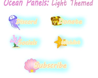 Pannelli Ocean Mermaid per Twitch, Kick e tutti gli Streamer