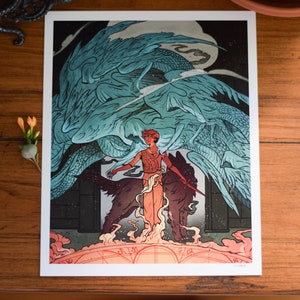 Banquet 8x10 Print (occult, fantasy illustration, art, webtoon)