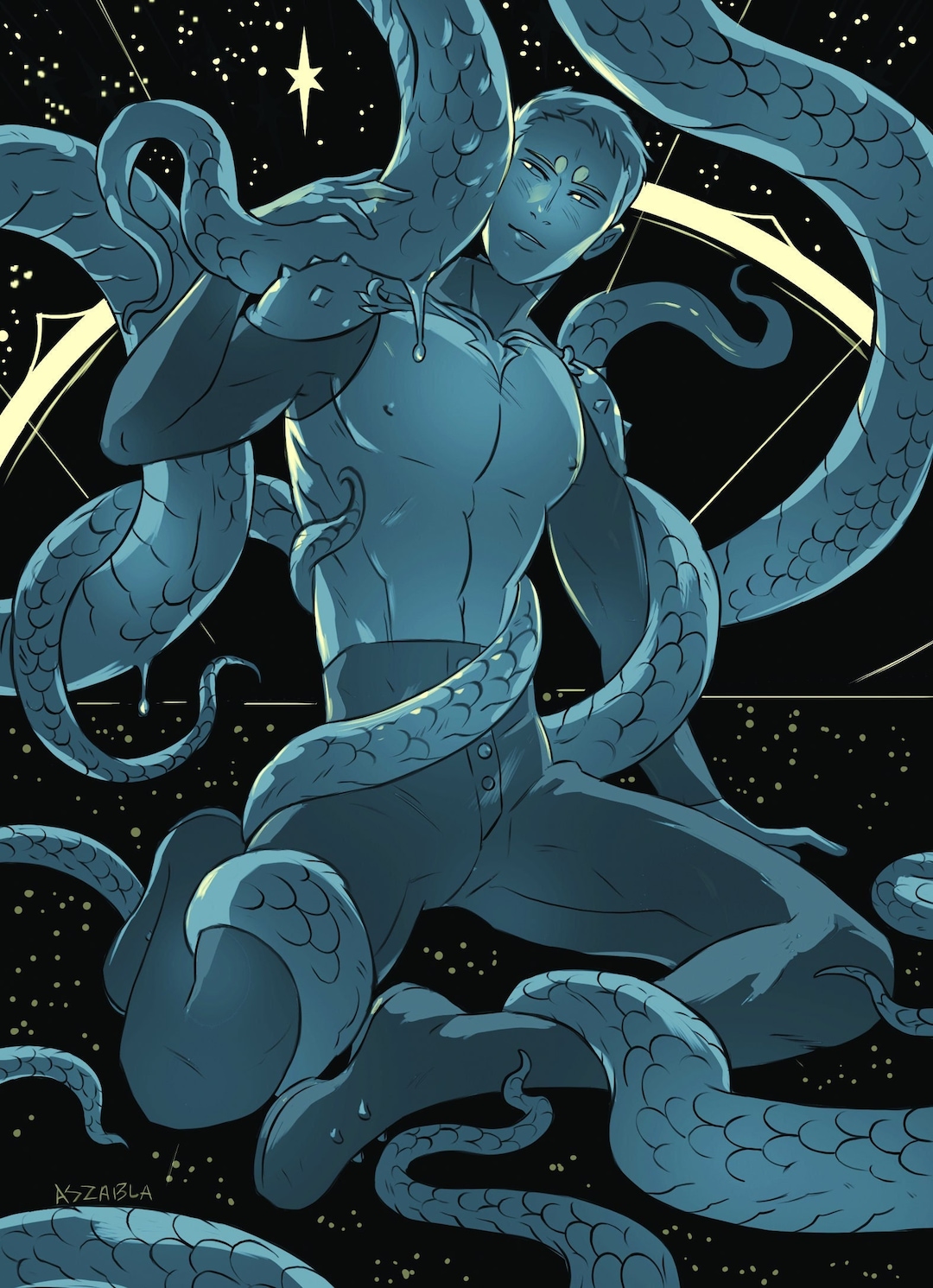 tentacles on male 