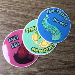 Paquete de pegatinas Monsterlover (picantes, monstruos, arte peludo)