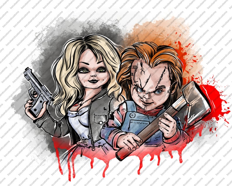 Chucky and Tiffany PNG Digital Download Etsy