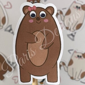 Bear sticker | stationery stickers | kawaii sticker | cute bear sticker | stationery | stickers | bears