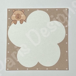 Capybara Memo Pad | writing pad | stationery pad | memo pad | note pad | capybara | kawaii memo pad | kawaii stationery | stationery