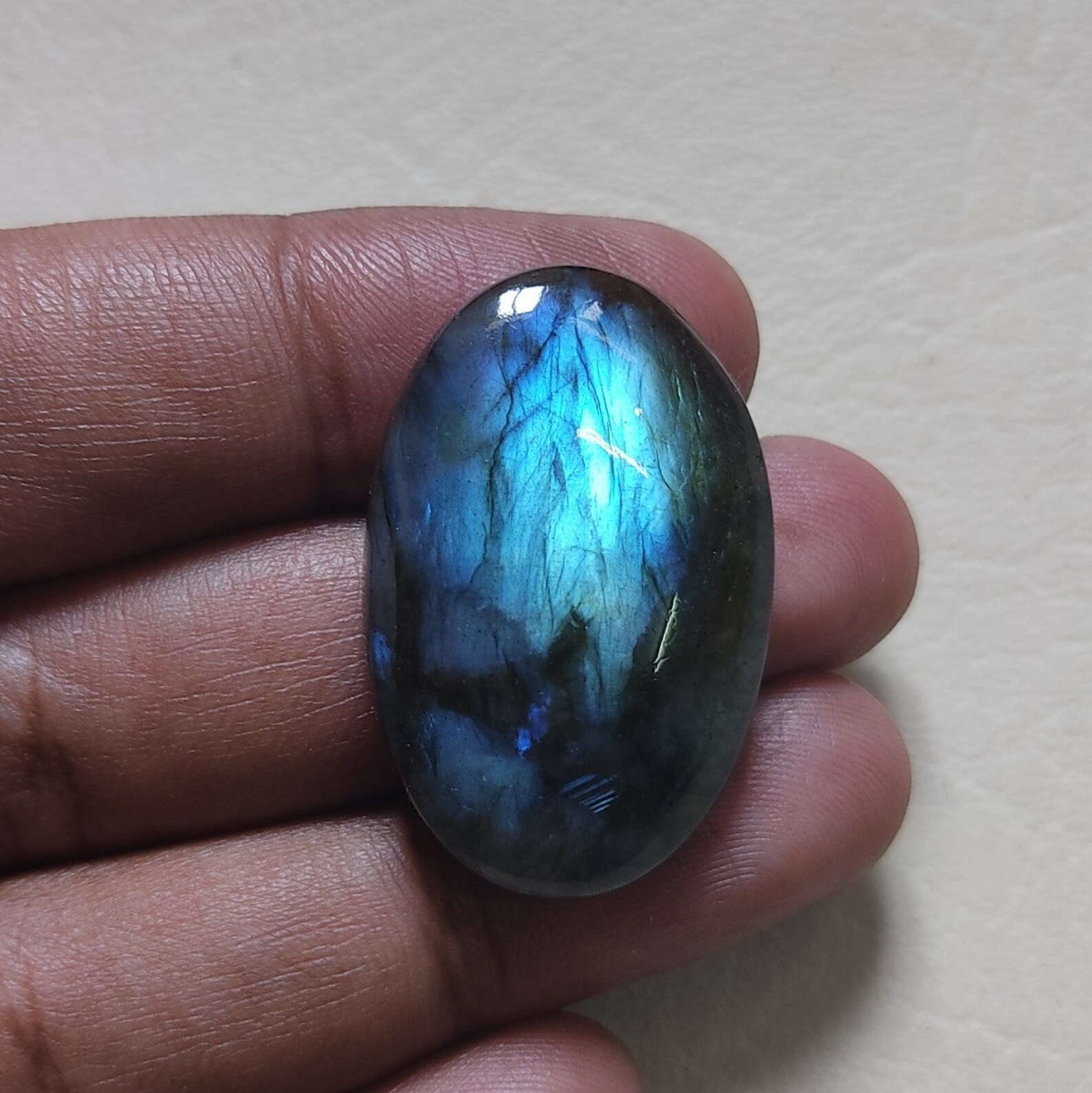 blue Labradorite Gemstone 100 Natural Labradorite Etsy