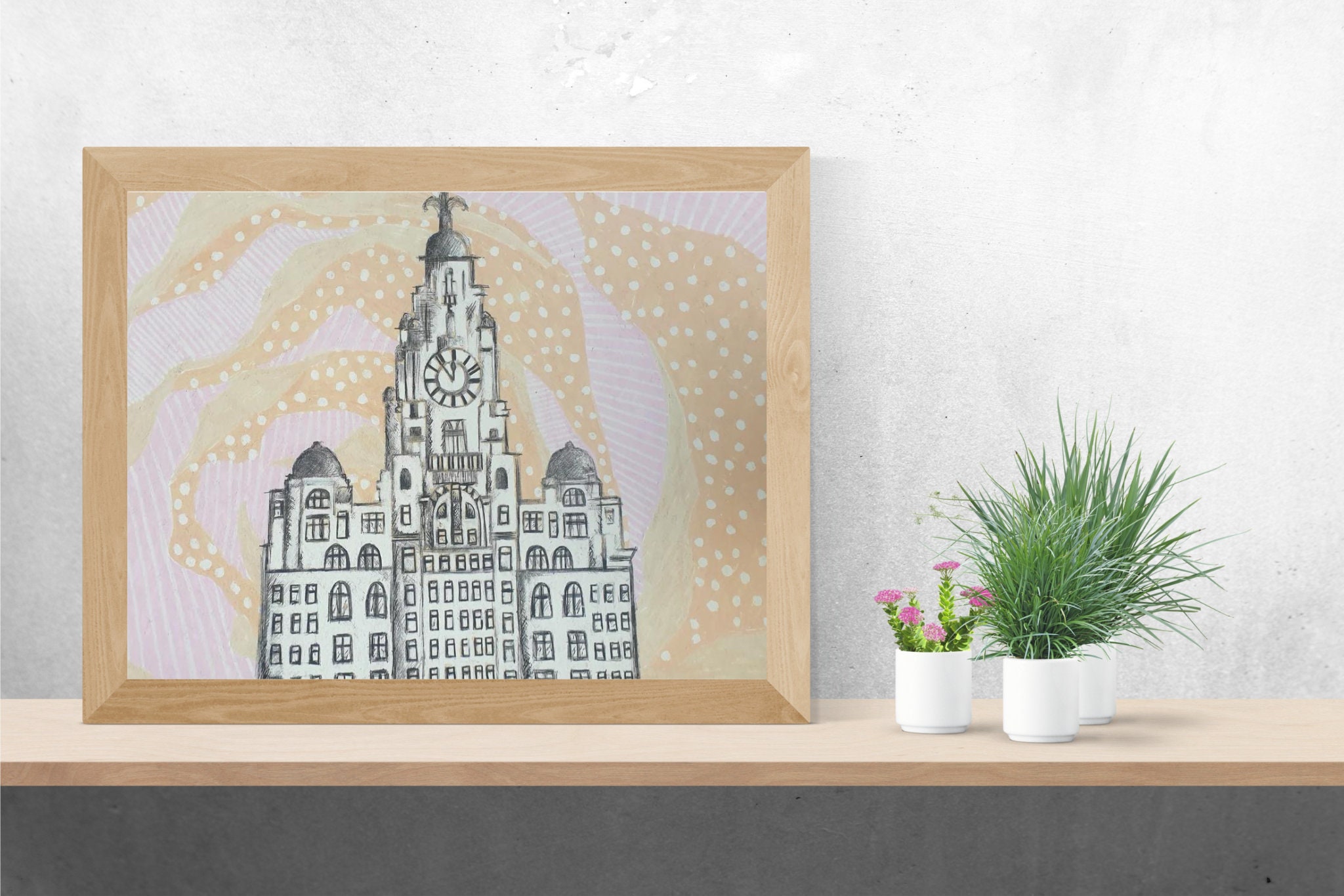 Liverpool Wall Art liver Building Art Liverpool Etsy UK