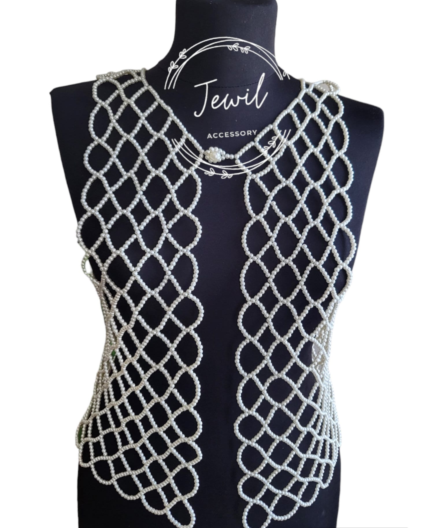 Pearl Vest, Elegant Vest, Bead Vest, - Etsy