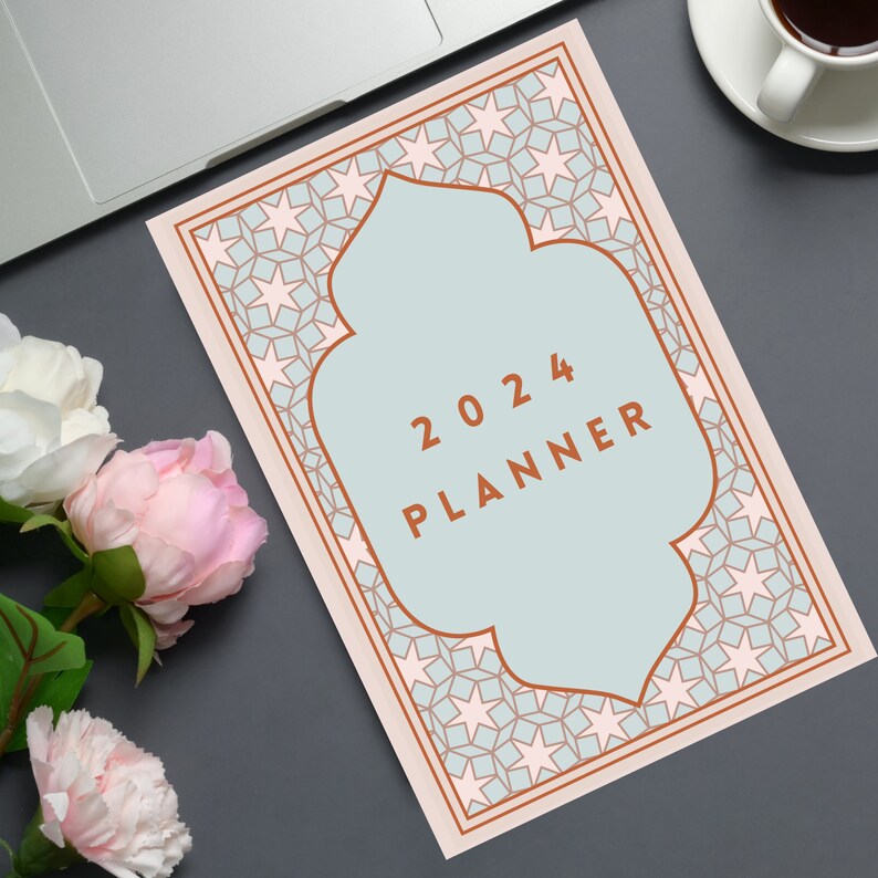 Islamic Inspired 2024 Planner With Weekly Islamic Reminders, in Forms
