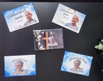 Memorial Magnets Favors Keepsakes