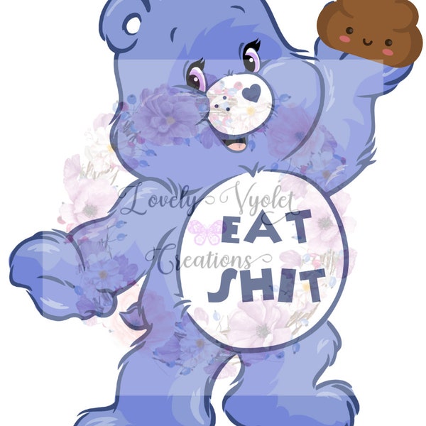 Blue Care Bear Etsy
