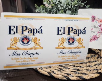 Papa Modelo ölmuggsfolie (26oz ölmuggar) DIGITAL PNG