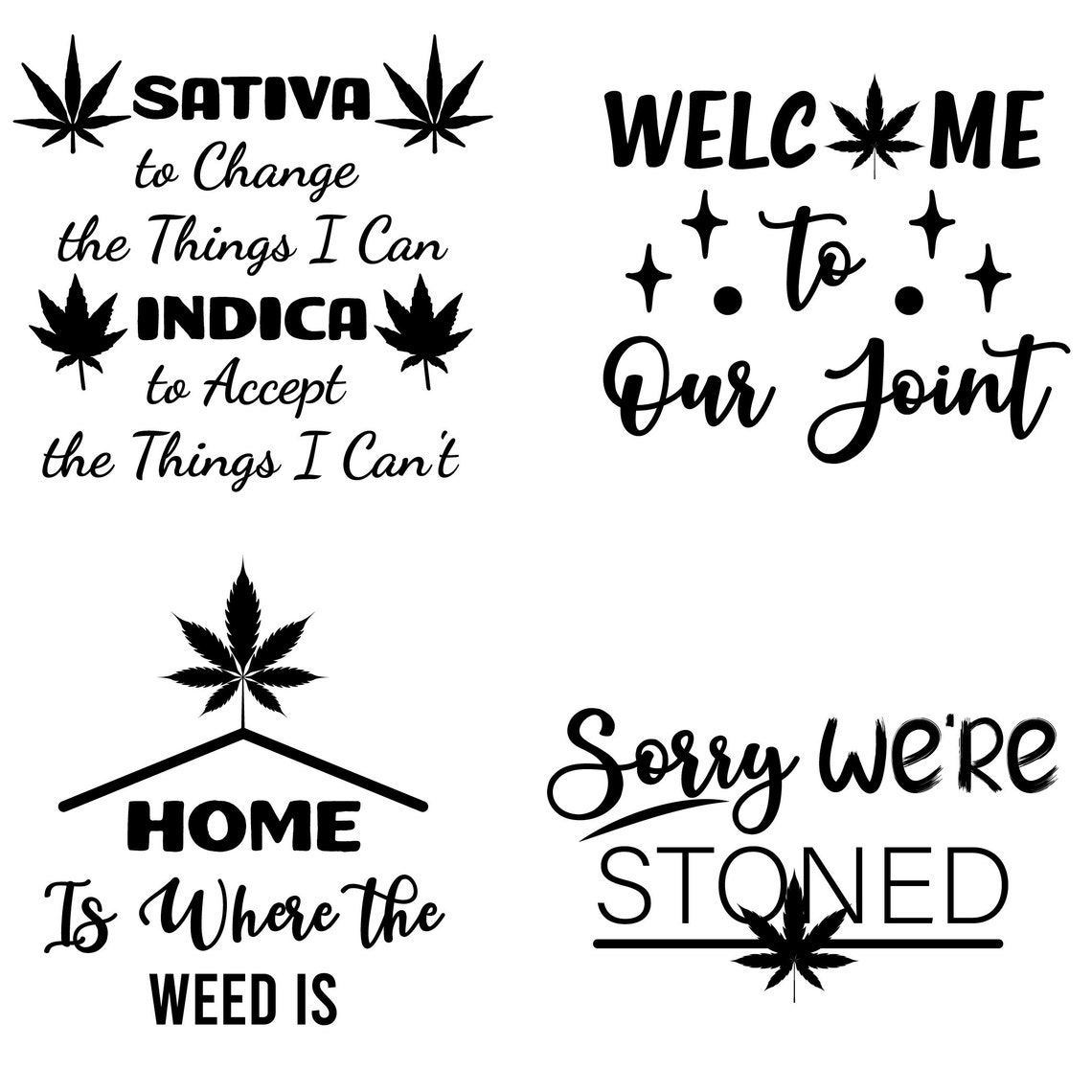 Weed svg bundle weed quotes svg stoner svg blunt svg  Etsy