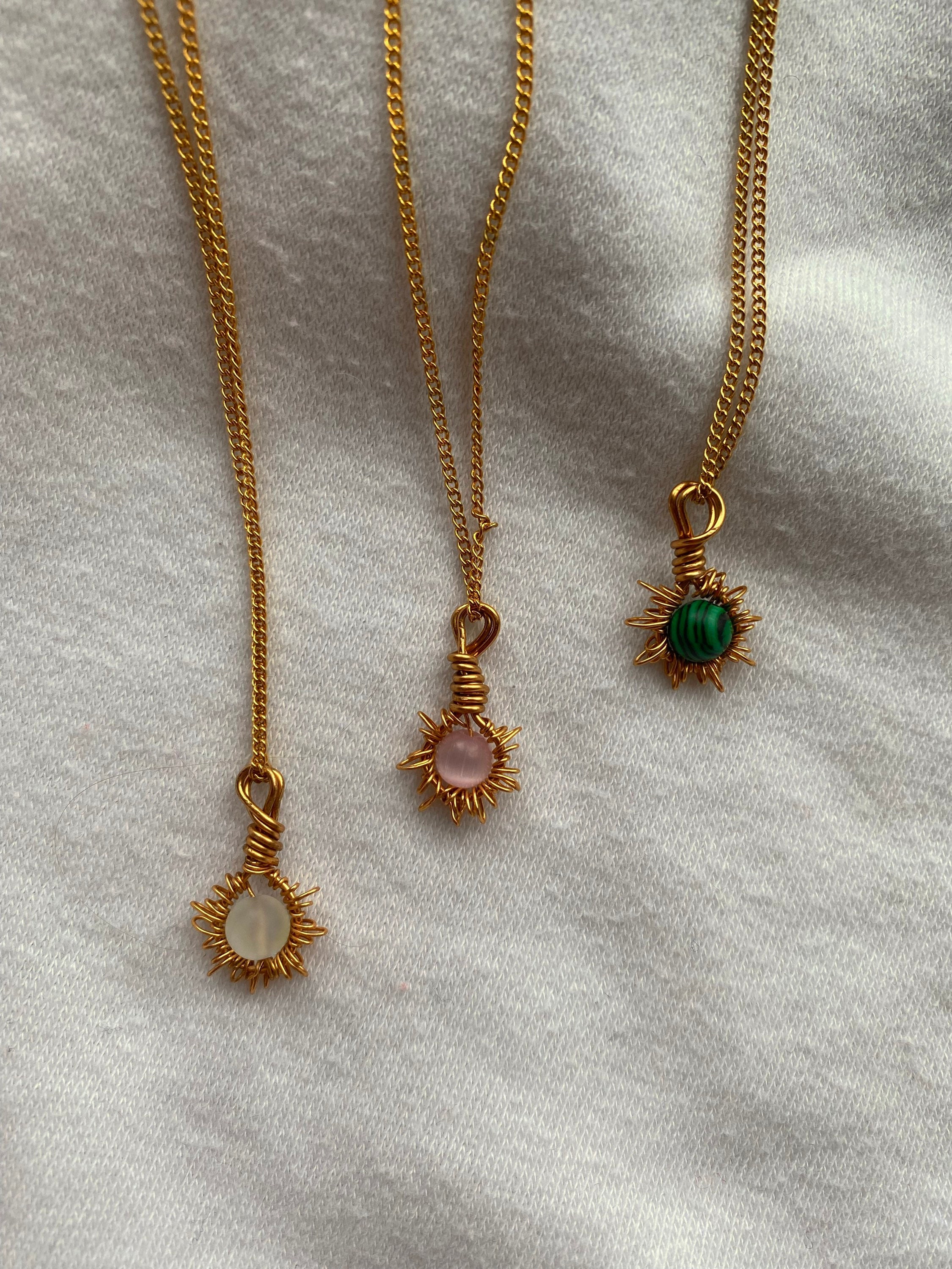 Crystal Sun Necklaces | Etsy Australia