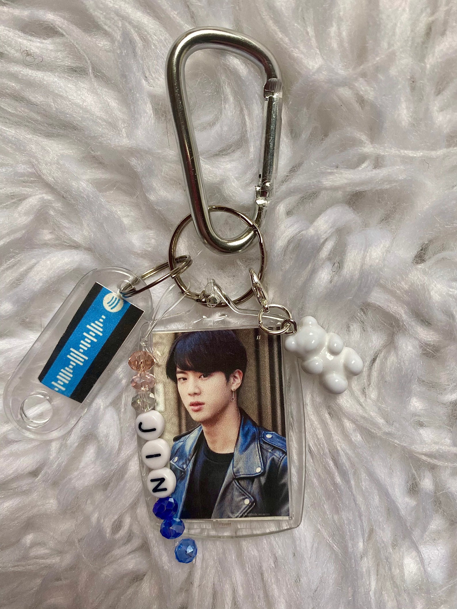 Bts Jin Seokjin Personalized Keychain with Photo / Kpop Etsy