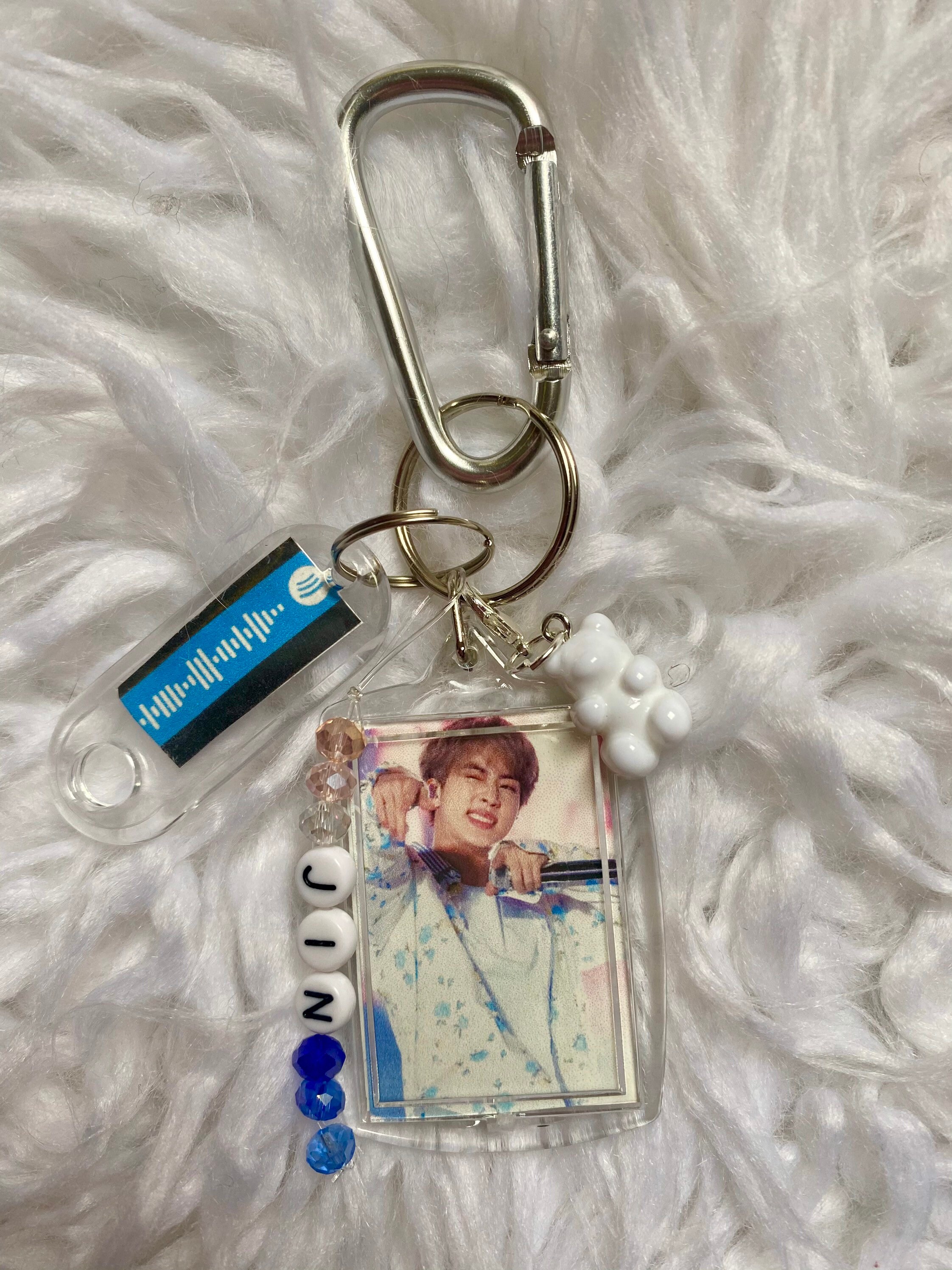 Bts Jin Seokjin Personalized Keychain with Photo / Kpop Etsy