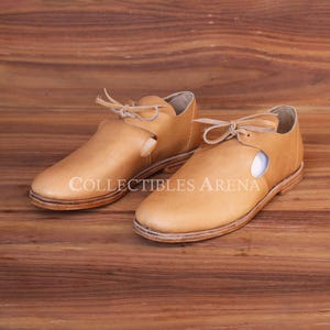 16e-17e-eeuwse schoenen voor re-enactment, renaissance, LARP, karakter, festival, Halloween en HMB