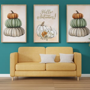 Autumn wall art, Hello Autumn, Fall wall art, Digital wall art, Digital fall poster, Wall art Fall decor, Fall decor, Autumn decor