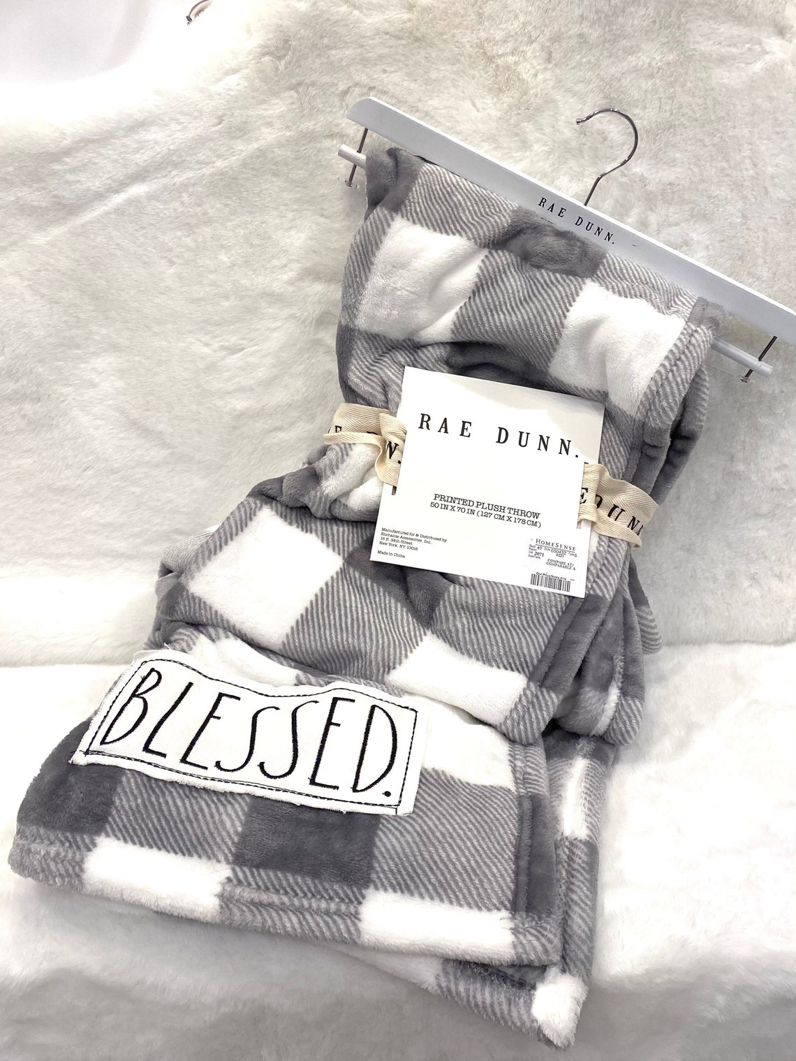 Rae Dunn Blankets/Throws Etsy