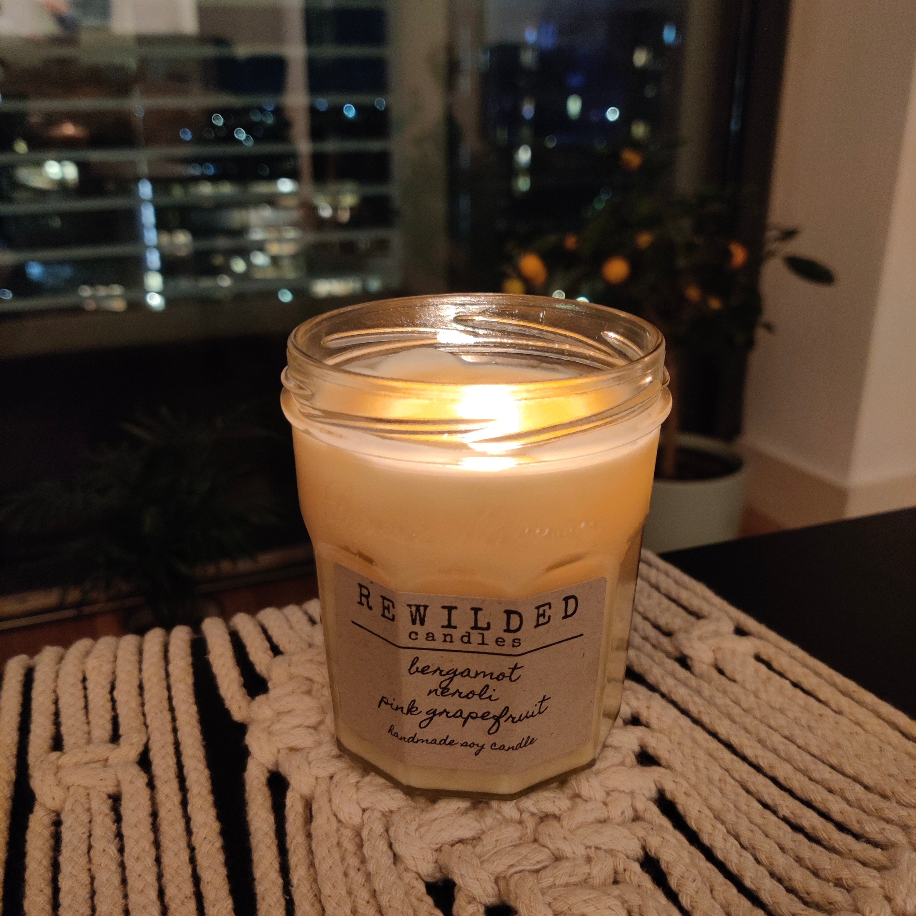 Bergamot lavender & patchouli soy candle Etsy