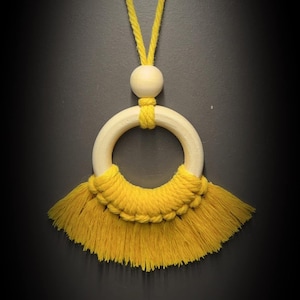 Macrame Car Charm