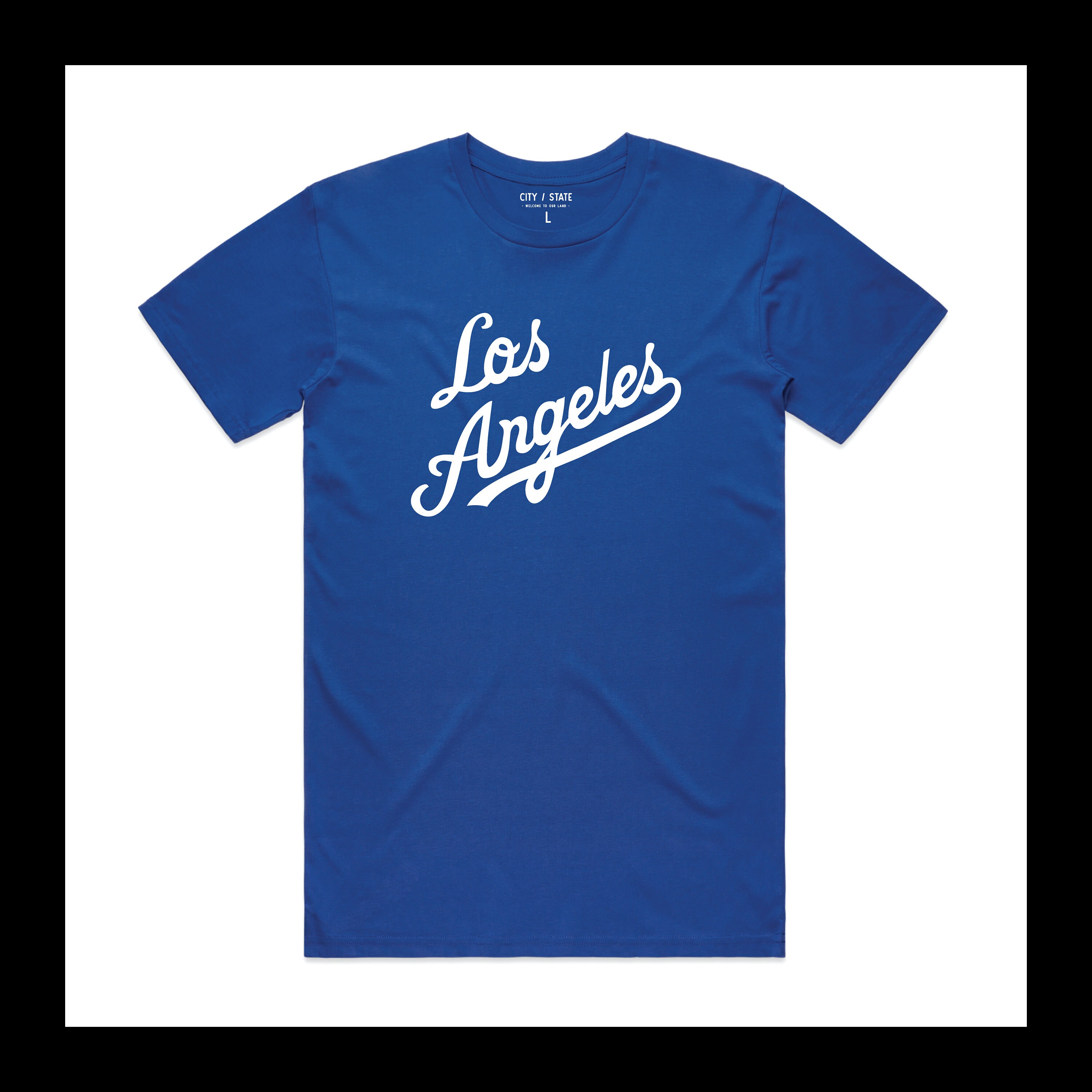 Los Angeles Dodgers Script Tee Royal Blue Streetwear LA Sports Etsy