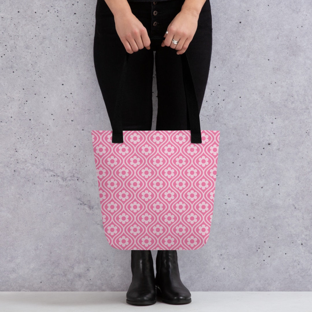 Retro Style Tote Bag - Reusable Tote Bag - Bag for Errands