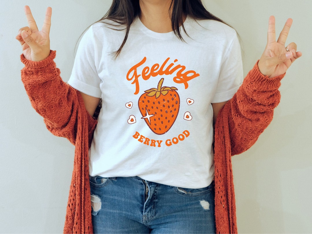 Feeling Berry Good Adult Unisex T-shirt Retro T-shirt - Etsy