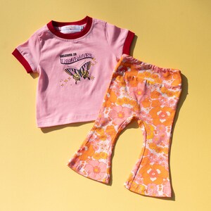 Welcome to Dreamland Kids Retro Ringer Tee - Kids Retro T-Shirt - Kids T-Shirt - Groovy T-Shirt - Vintage Style Shirt