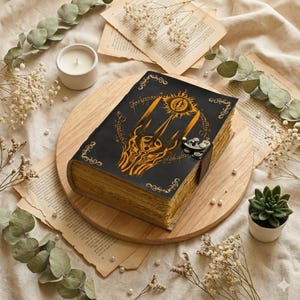 LOTR Sauron Leather Journal: Tolkien Lord of the Rings, DND notebook Fantasy book for decor