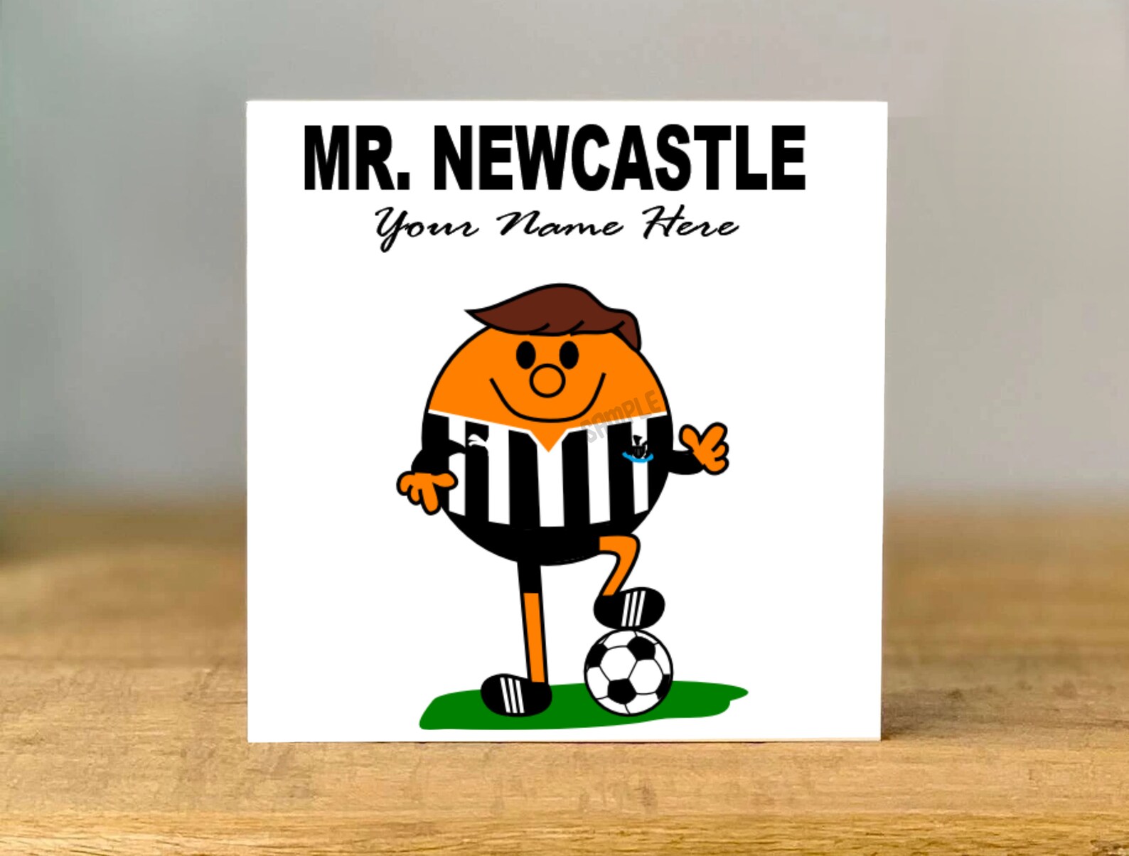 Personalised MR Newcastle Birthday Card Best Friend Etsy UK